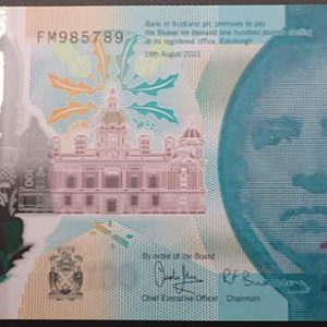 Scotland 100 Pounds 2021