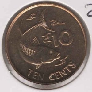 Seychelles 10 Cents 2012