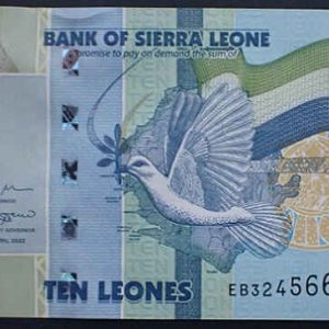 Sierra Leone 10 Leones 2022