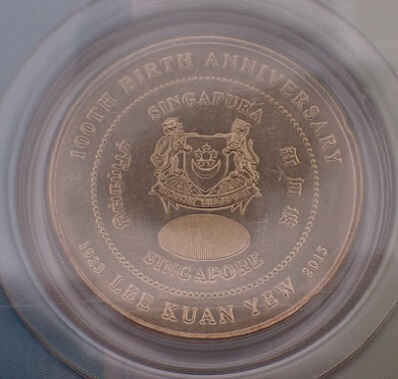 Singapore 10 dollars 2015 Lee Kuan Yew - Image 2