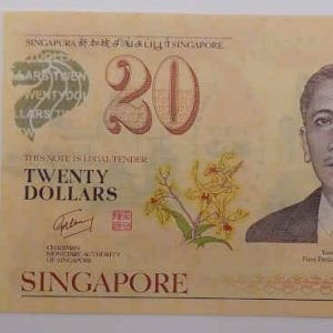 Singapore 20 Dollars 2019