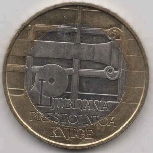 Slovenia 3 Euro 2010 World Book Capital