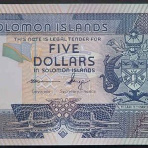 Solomon Islands 5 Dollars 2008