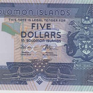 Solomon Islands 5 Dollars 2018
