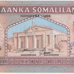 Somaliland 20 Shillings 1996
