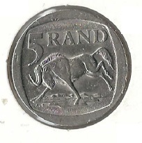 South Africa 5 Rands 1994