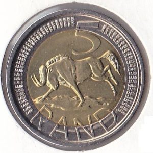 South Africa 5 Rands 2005