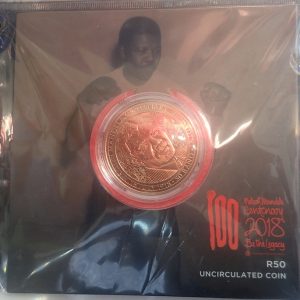 África do Sul 50 Rands 2018 Nelson Mandela