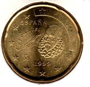 Spain 20 Cents 1999