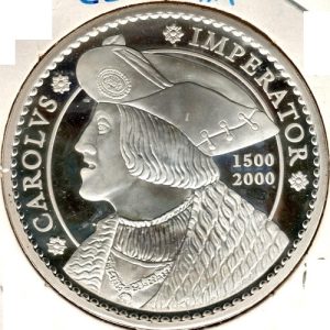 Spain 2000 Pesetas 2000 Emperor Charles V - I