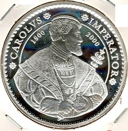 Spain 2000 Pesetas 2000 Emperor Charles V - II