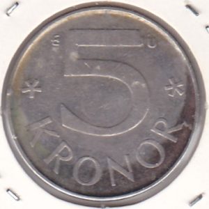 Sweden 5 Kronor 1982