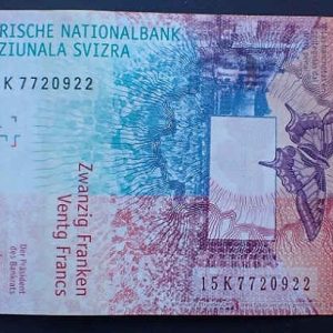 Switzerland 20 Francs 2016