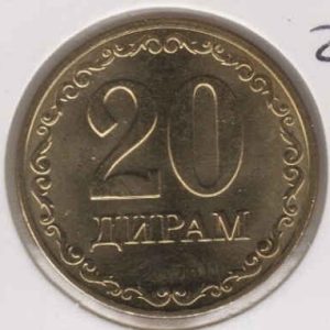 Tajikistan 20 Dram 2020