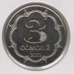 Tajikistan 3 Somoni 2022
