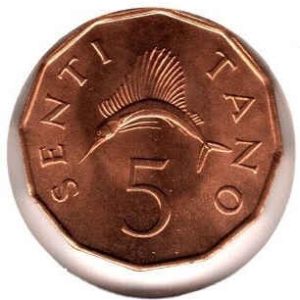 Tanzania 5 Senti 1976