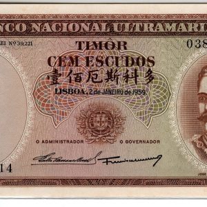 Timor 100 Escudos 1959