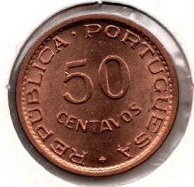 Timor 50 Centavos 1970