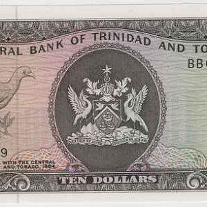 Trinidad and Tobago 10 Dollars L1964 (1977)