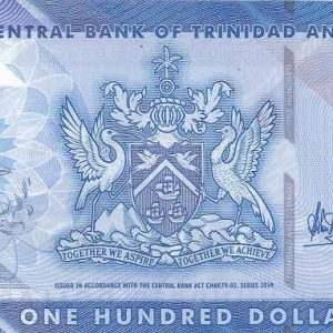 Trinidad and Tobago 100 Dollars 2019