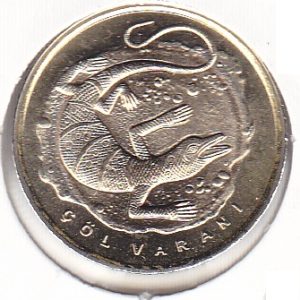 Turkey 1 Lira 2015 Lizard