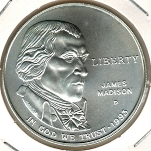 USA Dollar 1993 D James Madison