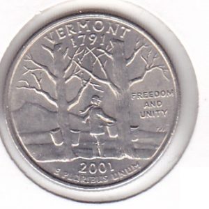 USA Quarter 2001 P - Vermont