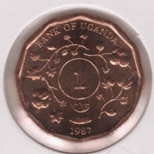 Uganda 1 Shilling 1987