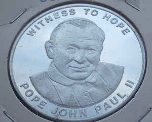 Uganda 1000 Shillings 2002 Pope John Paul II