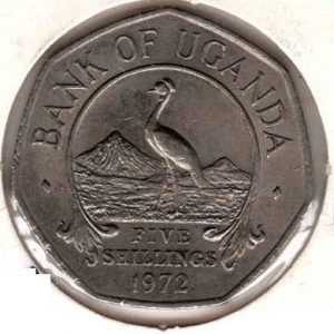 Uganda 5 Shillings 1972