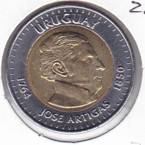 Uruguay 10 Pesos 2000