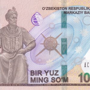 Uzbekistan 100000 Som 2019
