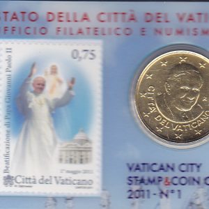 Vatican 50 Cents 2001