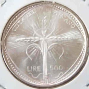 Vatican 500 Lire 1968 FAO