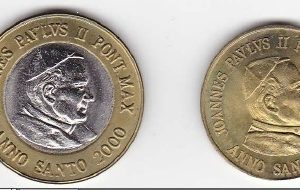 Vatican 50 Cents and 1 Euro 2000 - Test