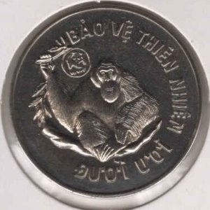 Vietnam 10 Dong 1987 Orangutan