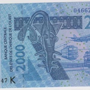 West Africa States – Senegal – 2000 Francs 2003