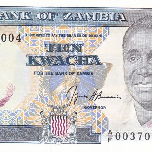 Zambia 10 Kwacha 1989-91
