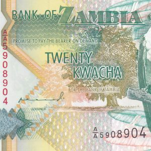 Zambia 20 Kwacha 1992