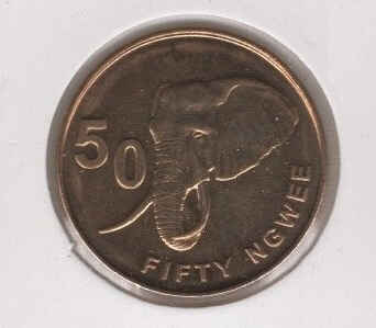 Zambia 50 Ngwee 2012