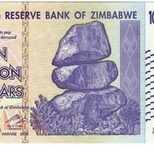 Zimbabwe 10 Billion Dollars 2008