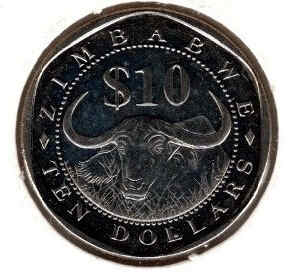 Zimbabwe 10 Dollars 2003