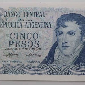 Argentina 5 Pesos (1974-76)