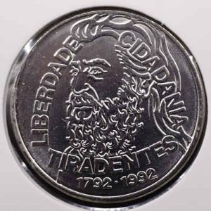 Brazil 5000 Cruzeiros 1992 Tiradentes
