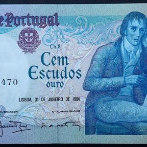 Portugal 100 Escudos 1984 January
