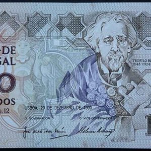 Portugal 1000 Escudos 1990 December