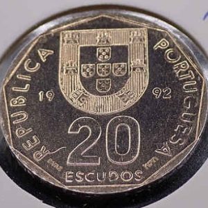 Portugal 20 Escudos 1992 - BNC