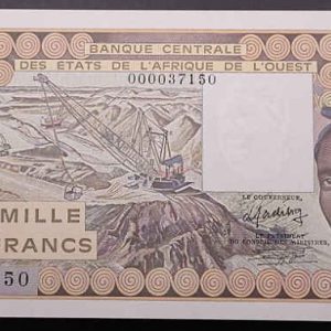 West African States 1000 Francs 1981